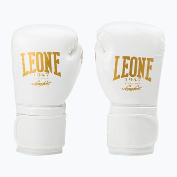 Boxerské rukavice Leone 1947 Black&White white GN059