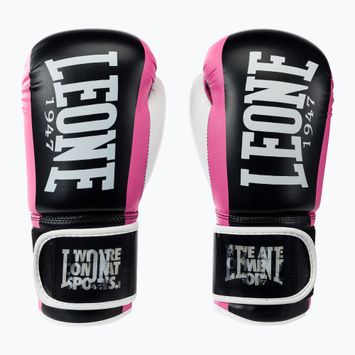Boxerské rukavice  LEONE 1947 Logo Wacs Boxing fucsia