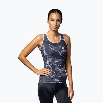 Dámský cyklistický dres Alé Marble TT black