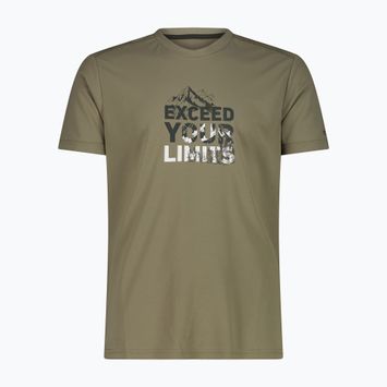 Pánské tričko CMP 30T5057 sage/pine