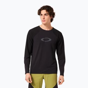 Pánský cyklistický dres Longsleeve Oakley Seeker Airline blackout