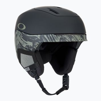 Lyžařská helma Oakley Mod5 matte black/dark brush swirl