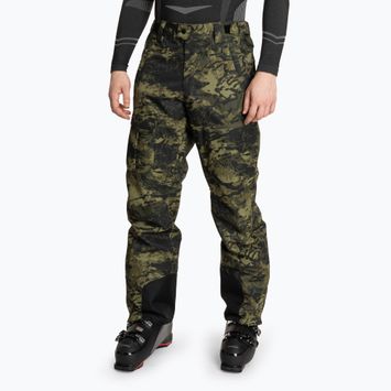 Pánské lyžařské kalhoty Oakley Divisional Cargo Shell tiger camo green