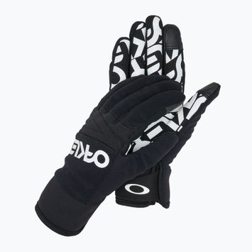 Pánské rukavice Oakley Factory Pilot Core Glove black/white logo