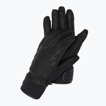 Dámské lyžařské rukavice Oakley W. Peak Leather blackout