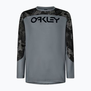 Pánský cyklistický dres longsleeve Oakley Maven Coast metal camo black