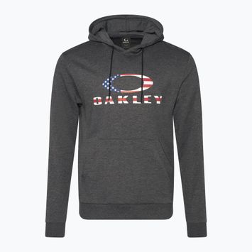 Pánská mikina Oakley Bark Fleece Hoodie dark grey heather