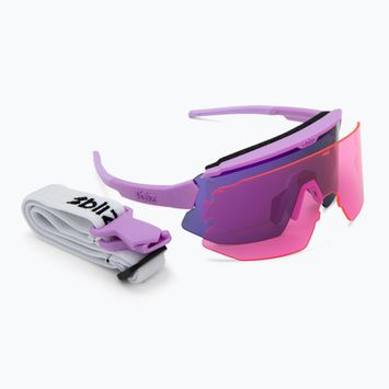 Sluneční brýle Bliz Breeze Small matte purple/grey purple mirror/pink