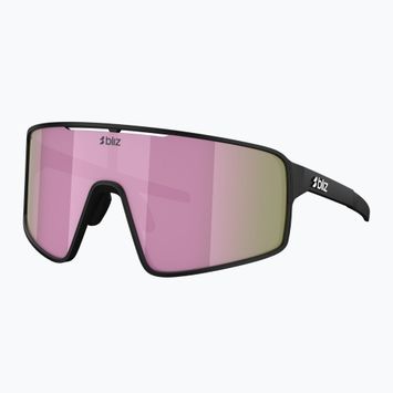Sluneční brýle Bliz P001S matte black/brown pink mirror