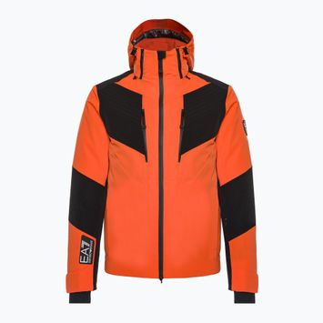 Pánská lyžařská bunda EA7 Emporio Armani Giubbotto 6RPG07 fluo orange