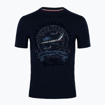 Pánské tričko Aeronautica Militare Heritage dark blue