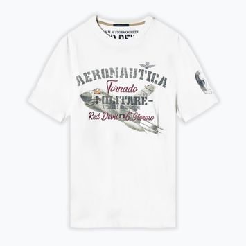 Pánské tričko Aeronautica Militare Tornado milk white