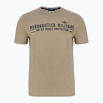 Pánské tričko Aeronautica Militare Heritage dune beige