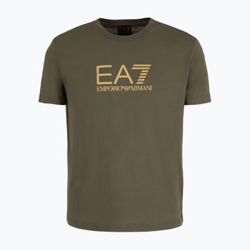 Pánské tričko EA7 Emporio Armani Train Gold Label Tee Pima Big Logo beetle