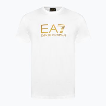 Pánské tričko EA7 Emporio Armani Train Gold Label Tee Pima Big Logo white