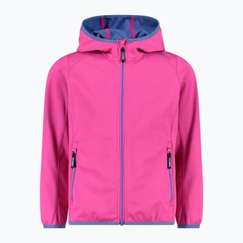 Dětská softshellová bunda  CMP Fix Hood fuxia