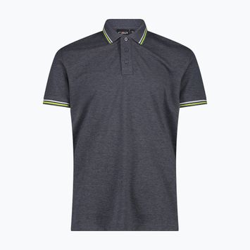 Pánská polo tričko CMP 34D5987 black/blue
