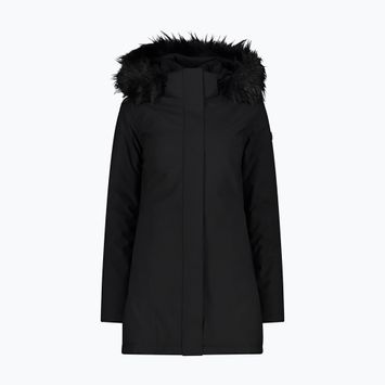 Dámská bunda CMP Coat Zip Hood Rain Jacket Black 32K3196F/U901