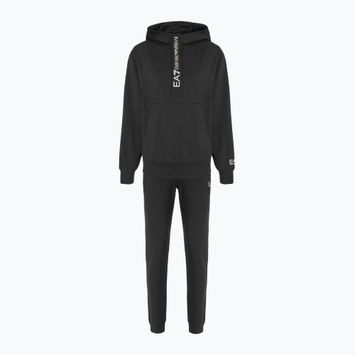 Dámská tepláková souprava EA7 Emporio Armani Train Tracksuit HO 1/4 Zip black/gold