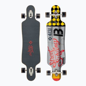 Street Surfing Curve Drop Through Freeride longboard 39' šedý