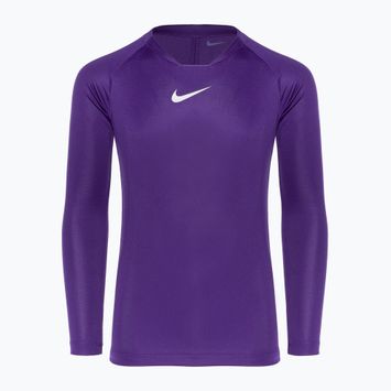 Dětské termo tričko longsleeve  Nike Dri-FIT Park First Layer court purple/white
