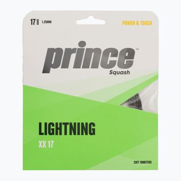 Struny pro squashové rakety Prince Lightning XX 17 set black