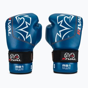 Boxerské rukavice Rival RB1 Ultra Bag 2.0 blue