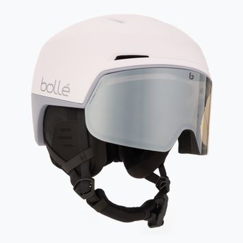 Lyžařská helma  Bollé X-Fusion white lilac matte/photochromic gun