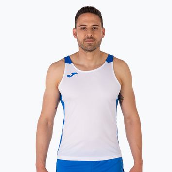 Pánské běžecké tílko tank top  Joma Record II white/royal