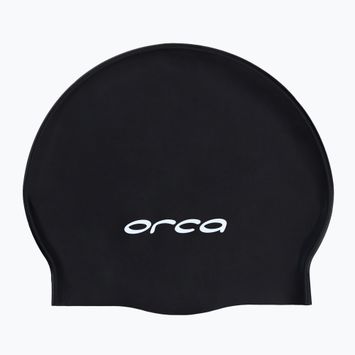 Silikonová plavecká čepice Orca černá DVA00001