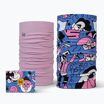 Multifunkční šátky BUFF Coolnet UV Twin Pack Love love