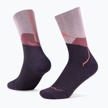 Ponožky BUFF Merino Lightweight Crew LWC1 pink