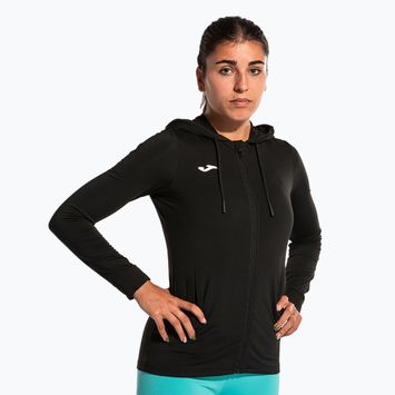 Dámská tenisová mikina Joma Sculpture II Zip-Up Hoodie black