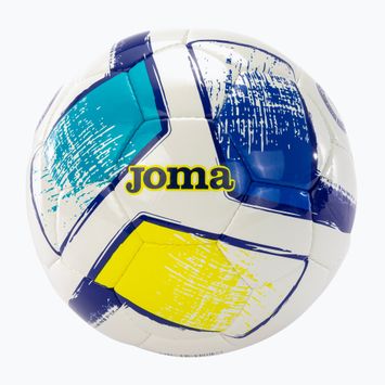 Fotbalový míč Joma Dali II white/fluor orange/yellow velikost 3