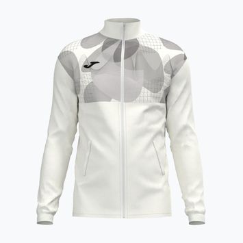 Pánská tenisová mikina Joma Court Full Zip white