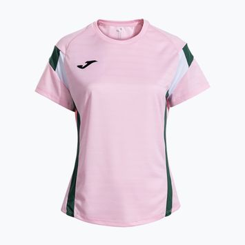Dámské tenisové tričko Joma Montreal pink/green