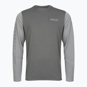 Pánské tričko longsleeve Hurley H2O-Dri Easton ion grey heather