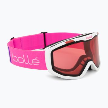 Dětské lyžařské brýle Bollé Rocket white& pink matte/ vermillon
