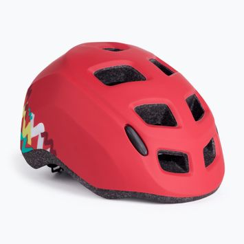 Dětská cyklistická helma Kellys červená ZIGZAG 022