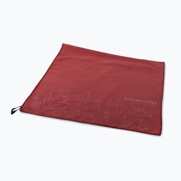 Rychleschnoucí ručník Pinguin Micro Towel Map XL red