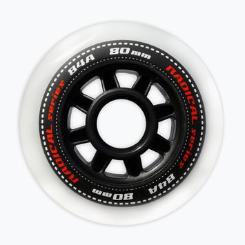 Kolečka k bruslím Tempish Radical 80 mm/84A 4 ks white