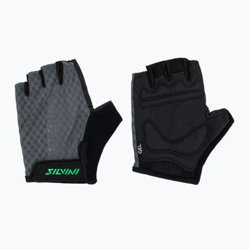 Pánské cyklistické rukavice SILVINI Gaiono grey/green