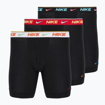 Pánské boxerky Nike Long Boxer Brief steel grey