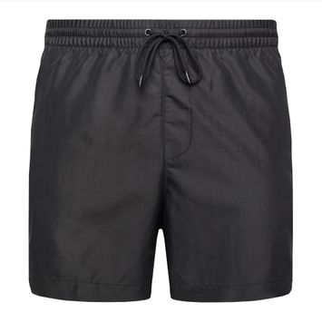 Pánské plavecké šortky Calvin Klein Medium Drawstring černé