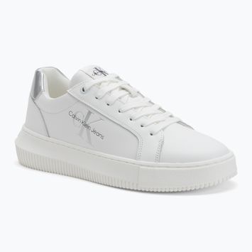 Dámské boty Calvin KleinYW0YW01224 Cupsole Mono Lth Wn white/silver