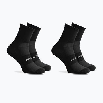 Cyklistické ponožky  Rogelli Essential 2 páry  black