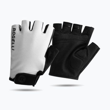 Dětské cyklistické rukavice Rogelli Core Jr white