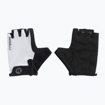 Dětské cyklistické rukavice Rogelli Core Jr white