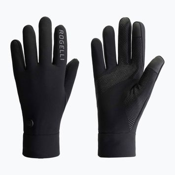 Pánské cyklistické rukavice Rogelli Essential Thermal Mid Season black