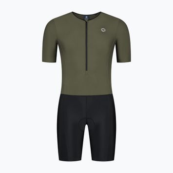 Triatlonová kombinéza Rogelli Florida Tri Suit black/army green